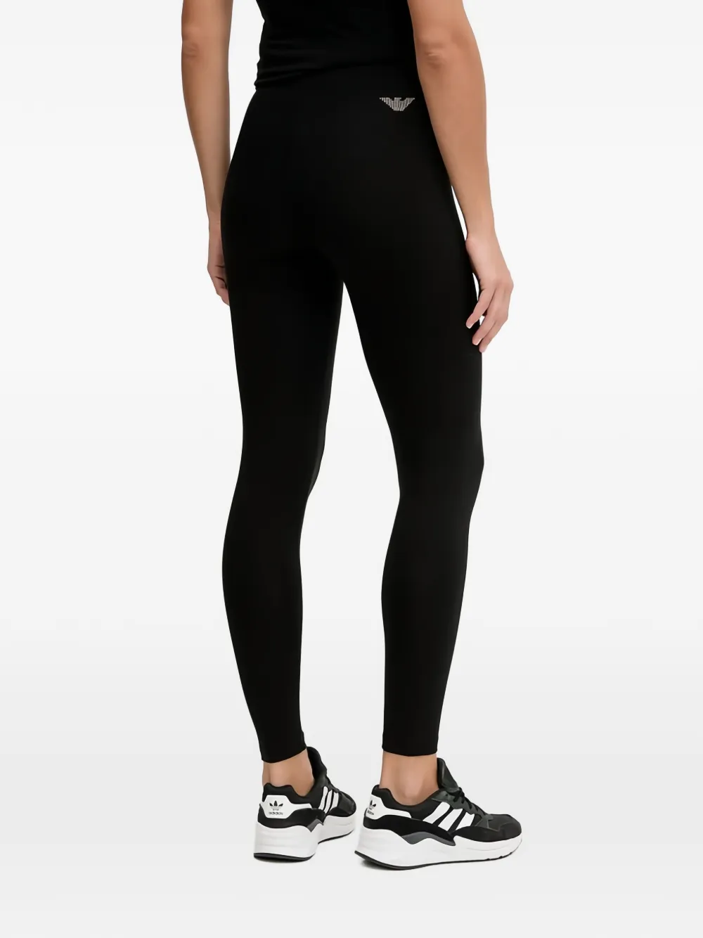Ea7 Emporio Armani Legging met logodetail Zwart