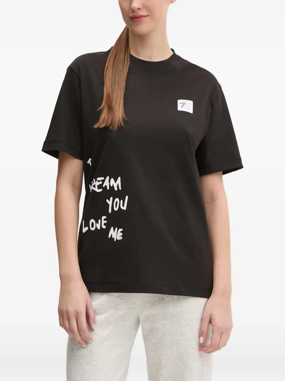 Ea7 Emporio Armani Camicia con stampa - Nero