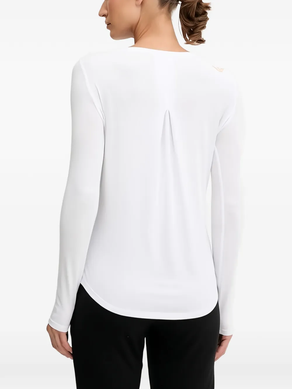 Ea7 Emporio Armani T-shirt met studs Wit