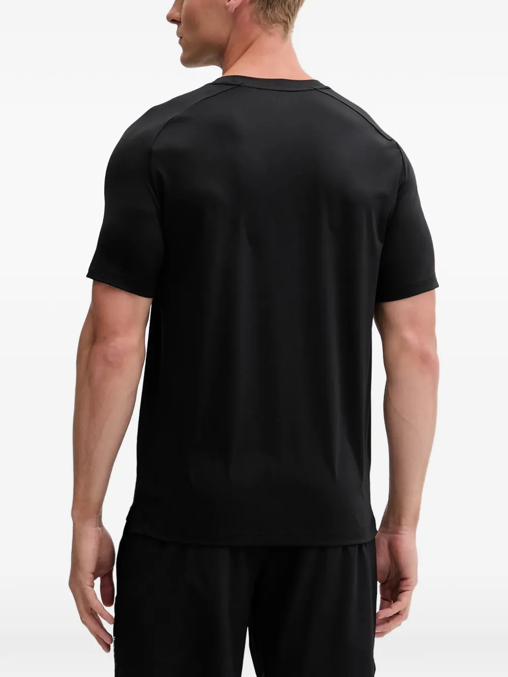 Ea7 Emporio Armani T-shirt met logo Zwart