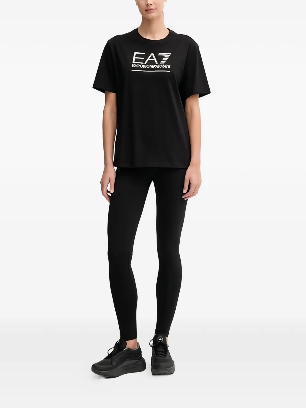 Ea7 Emporio Armani Core Lady Leggings | Black | FARFETCH