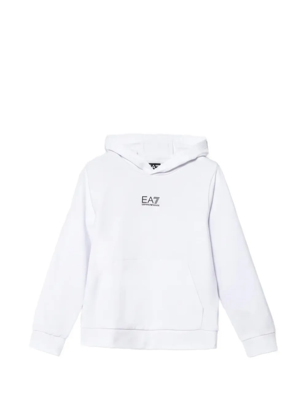 Ea7 Emporio Armani Felpa con cappuccio - Bianco