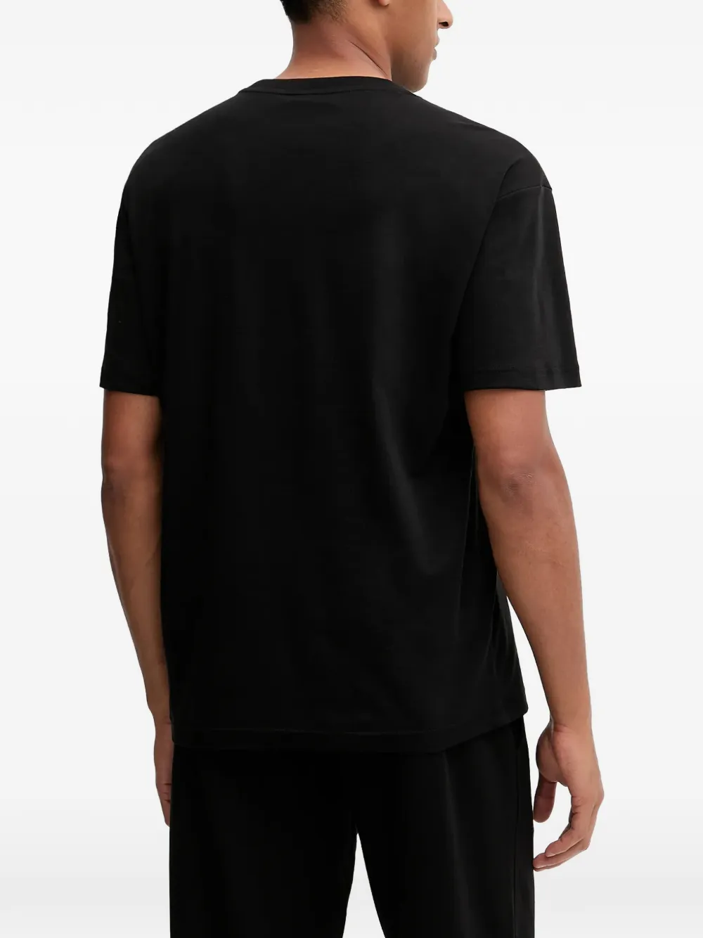 Ea7 Emporio Armani T-shirt met grafische print Zwart