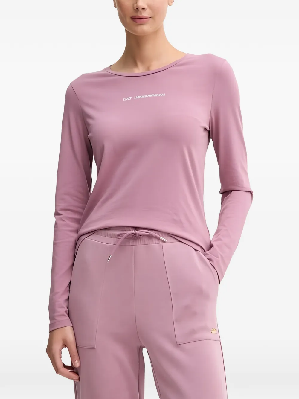 Ea7 Emporio Armani long-sleeve top - Viola