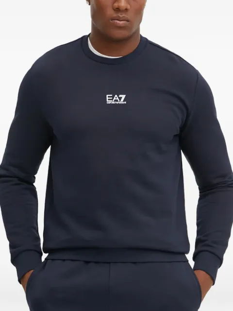 Ea7 Emporio Armani logo crew-neck sweatshirt