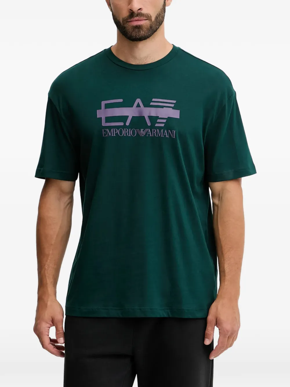 Ea7 Emporio Armani T-shirt con logo - Verde