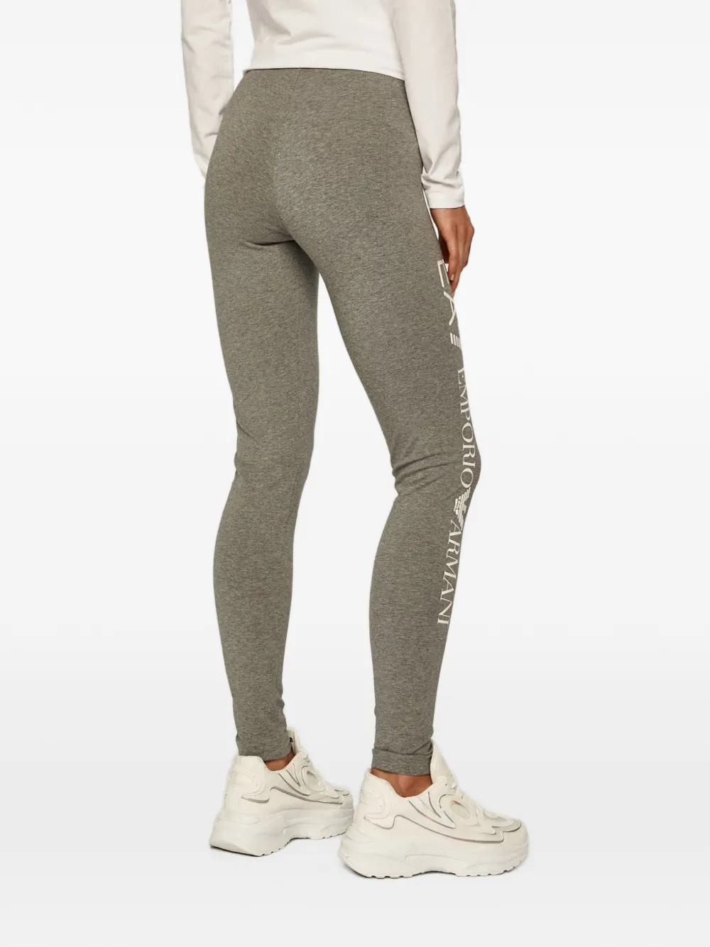 Ea7 Emporio Armani Legging met logo Grijs