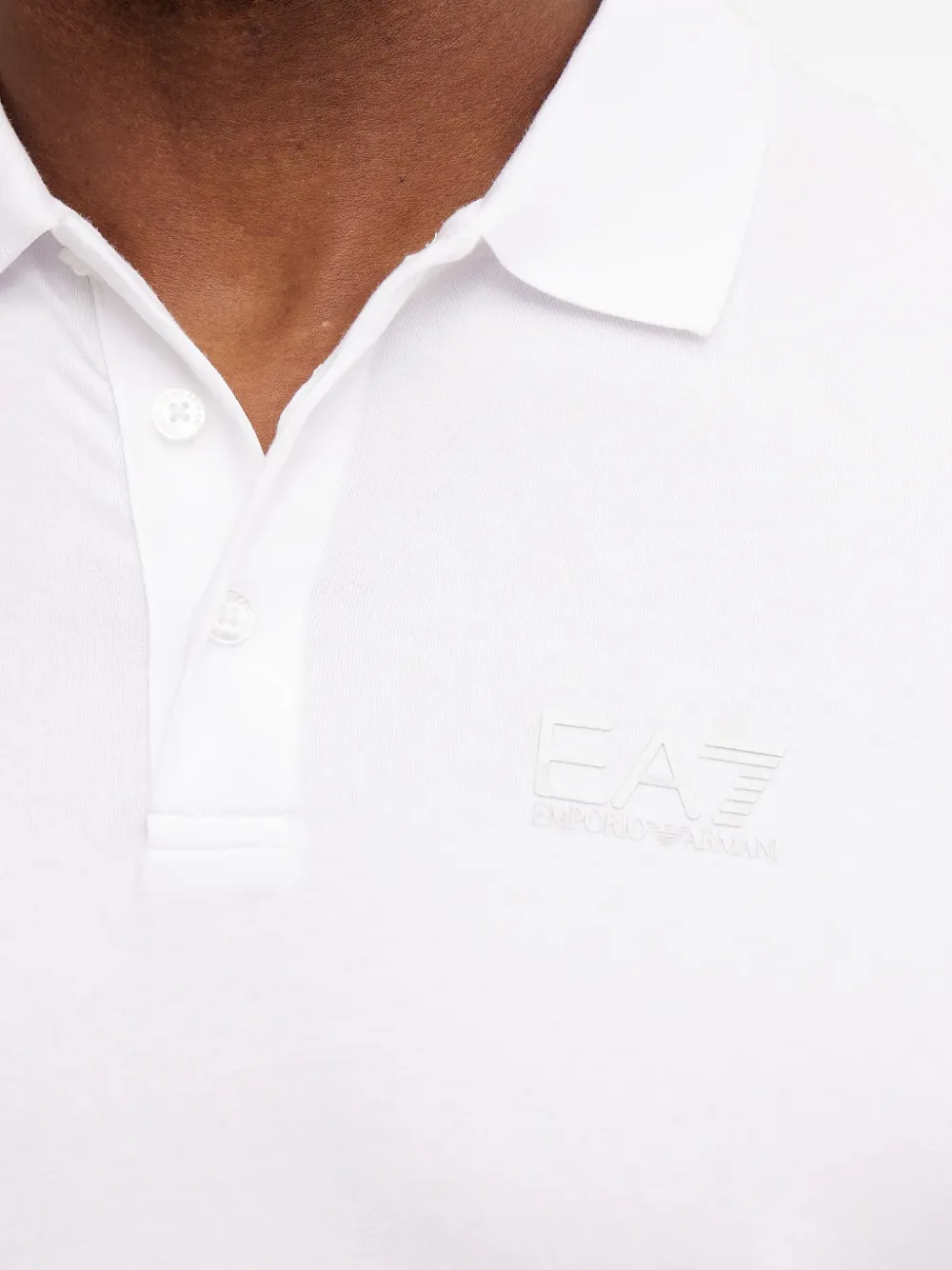 Ea7 Emporio Armani Poloshirt met logoprint Wit