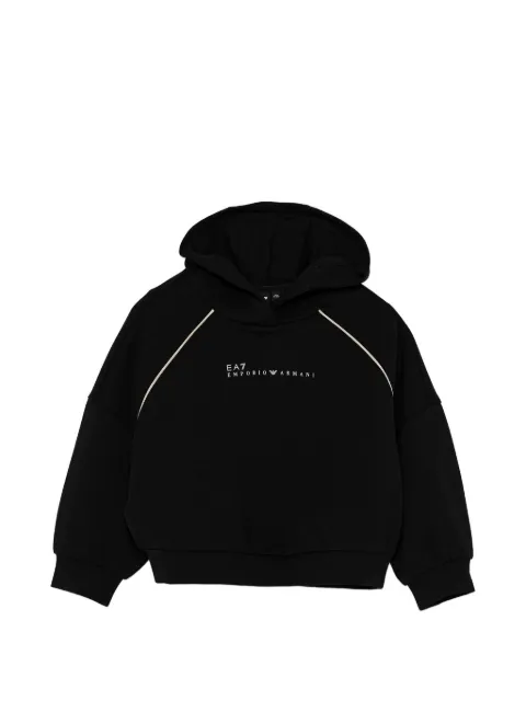 Ea7 Emporio Armani logo hoodie