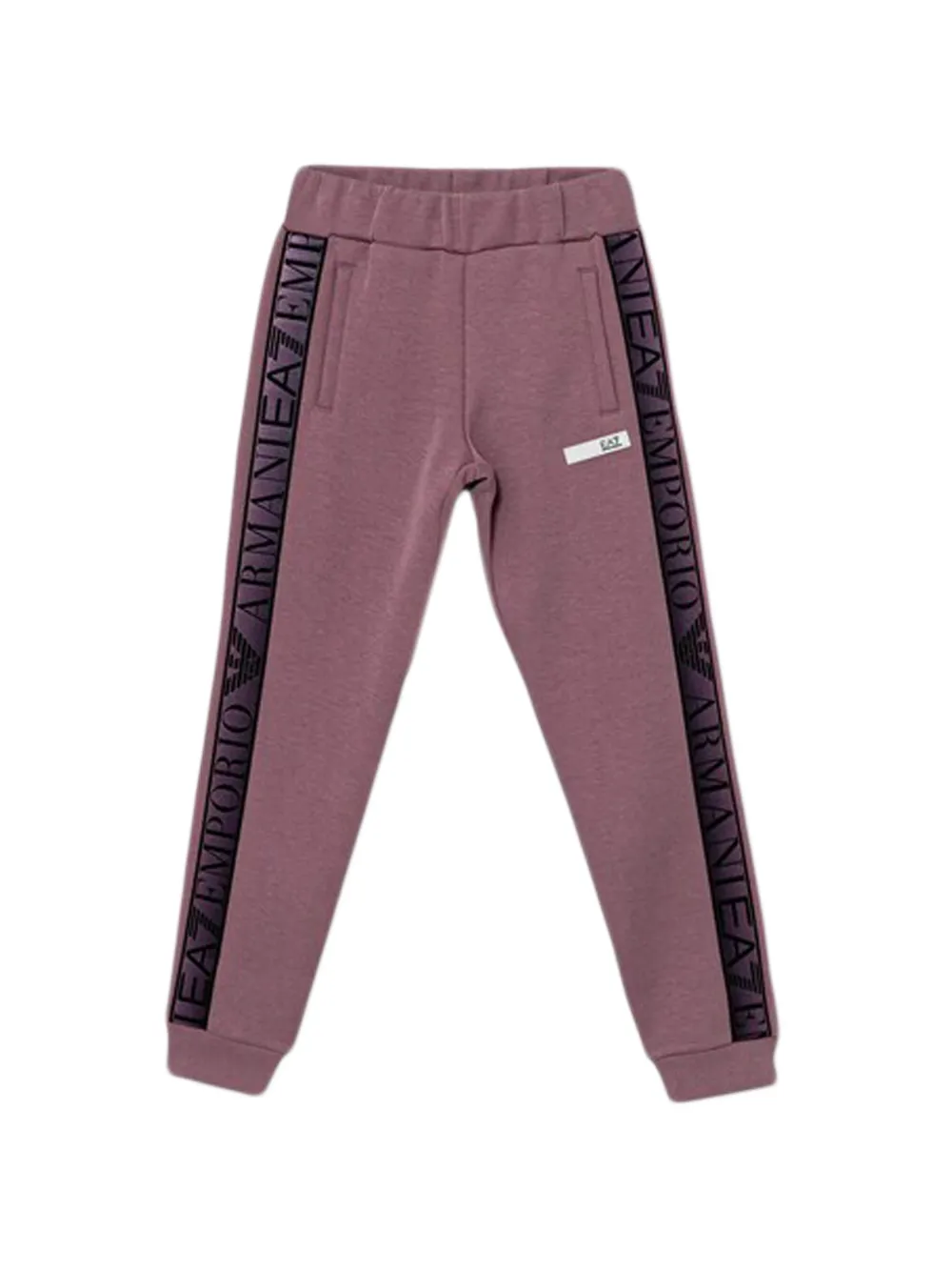 Ea7 Emporio Armani logo-detail track pants - Viola