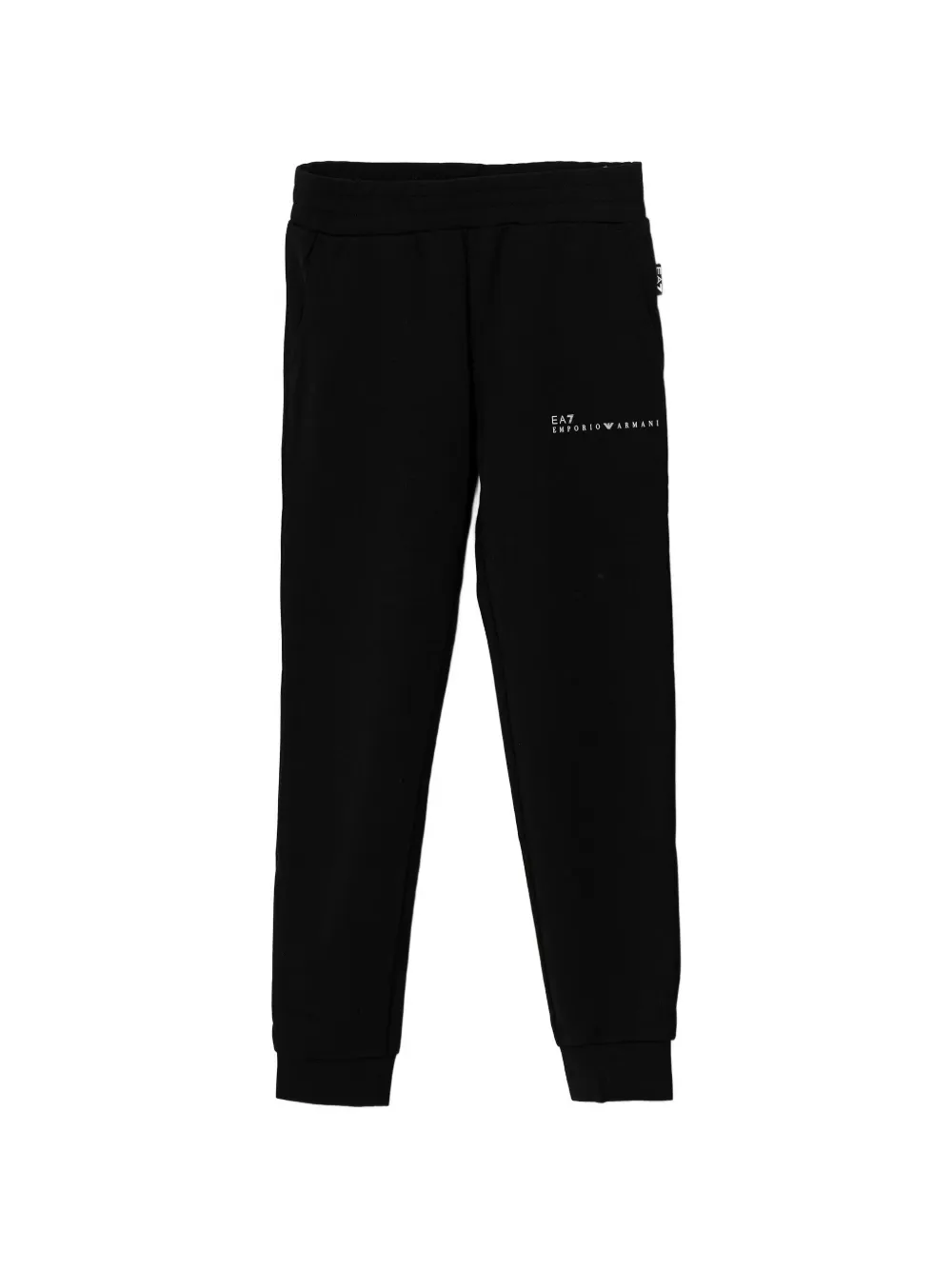 Ea7 Kids' Logo-print Track Pants In Black