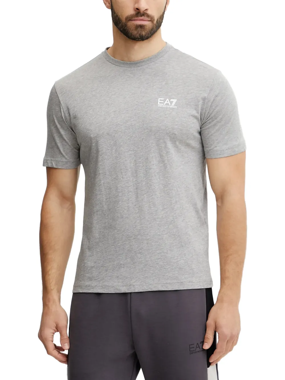 Ea7 Emporio Armani logo-print short-sleeve T-shirt - Grigio