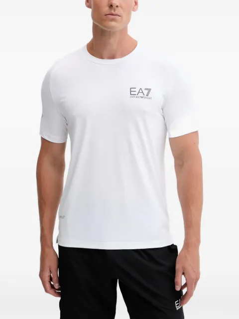 Ea7 Emporio Armani logo-print crew-neck T-shirt