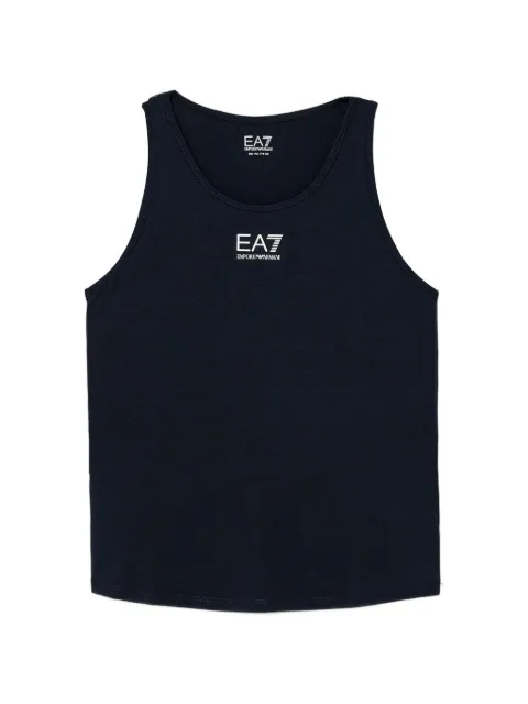 Ea7 Emporio Armani logo-print tank top