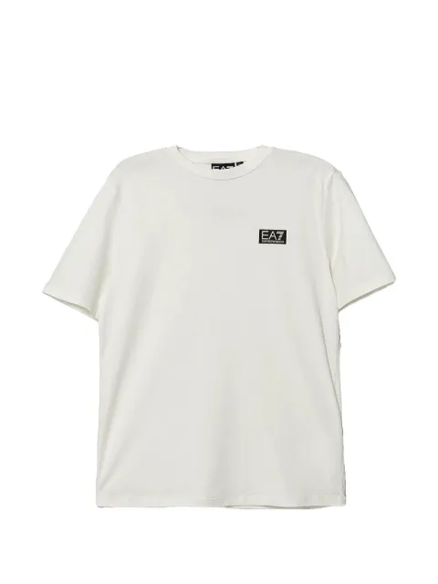 Ea7 Emporio Armani logo-patch T-shirt