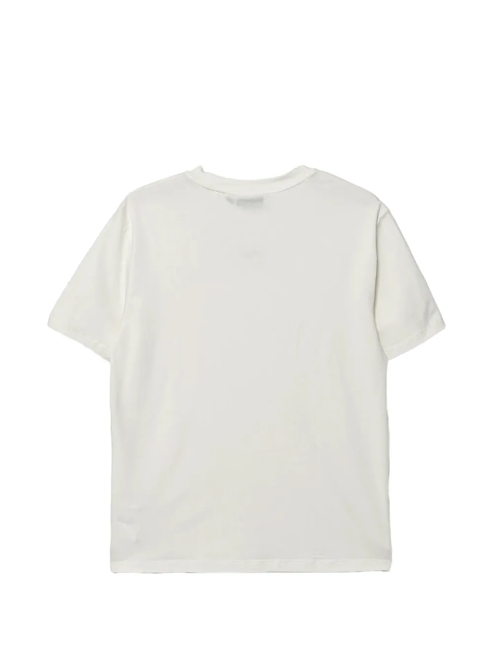 Ea7 Logo-patch T-shirt In White