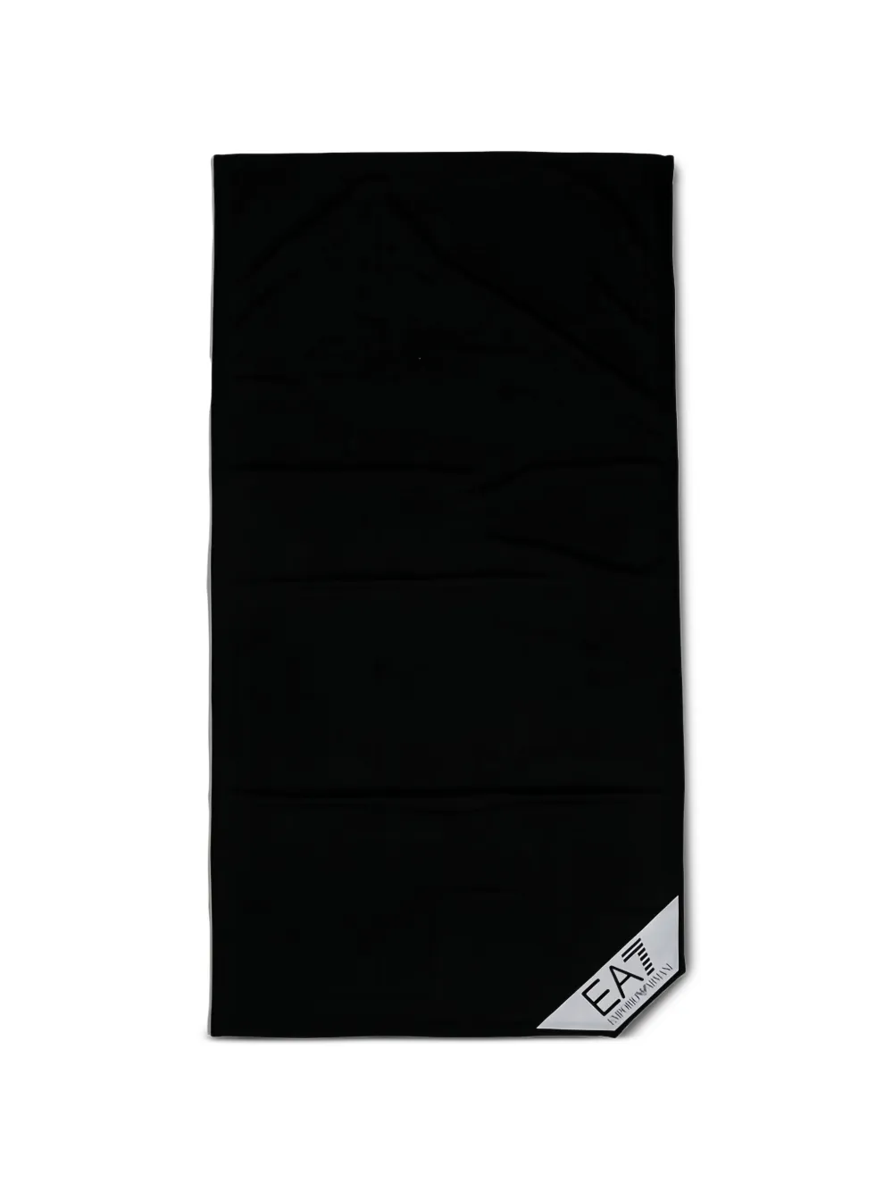 Ea7 Emporio Armani logo towel - Nero
