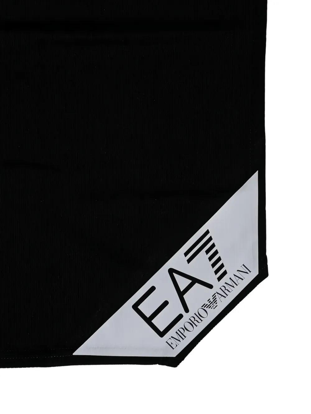 Ea7 Emporio Armani Handdoek met logo Zwart