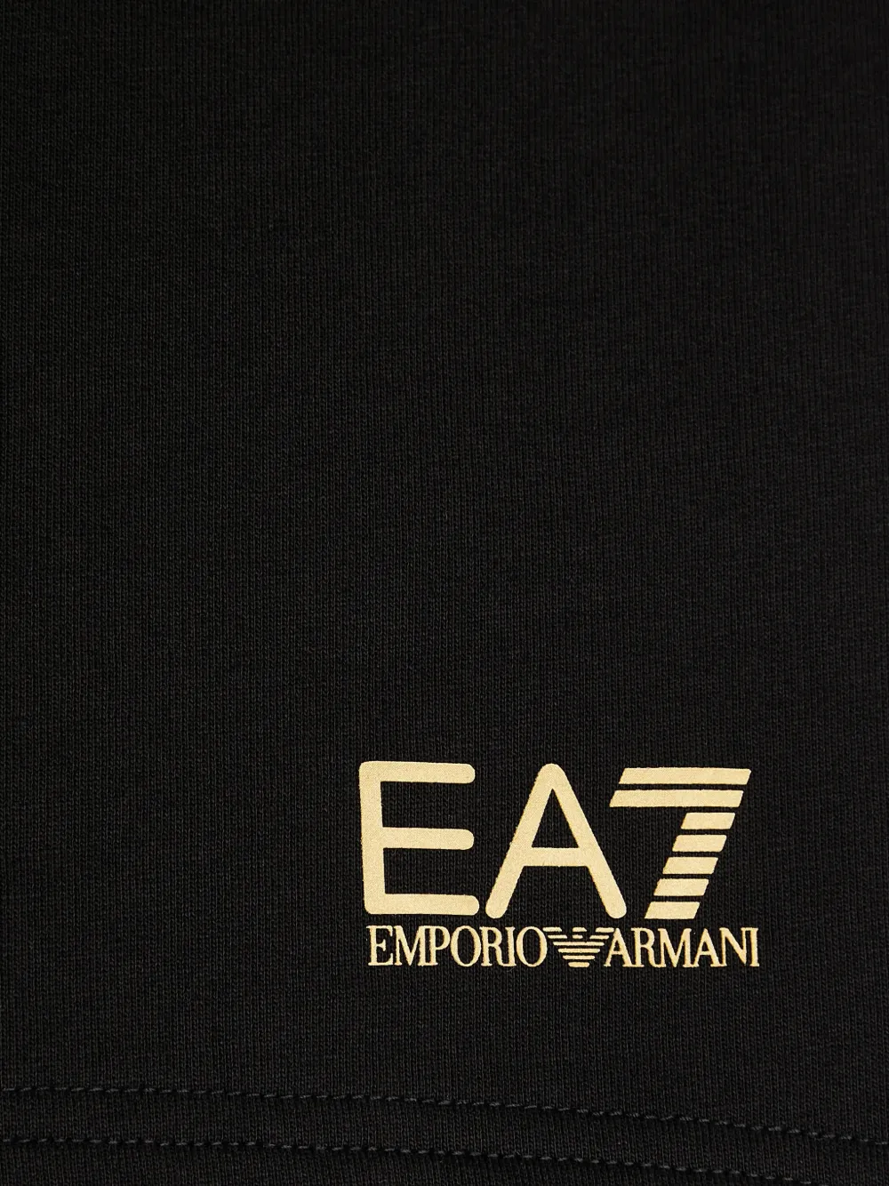 Ea7 Emporio Armani logo-print shorts Zwart