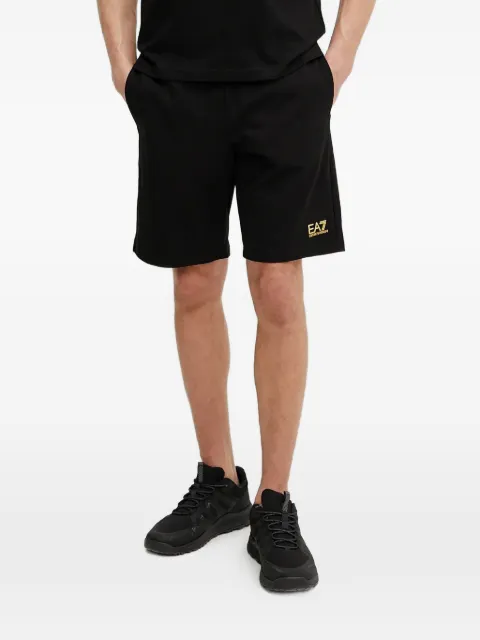 Ea7 Emporio Armani logo-print shorts