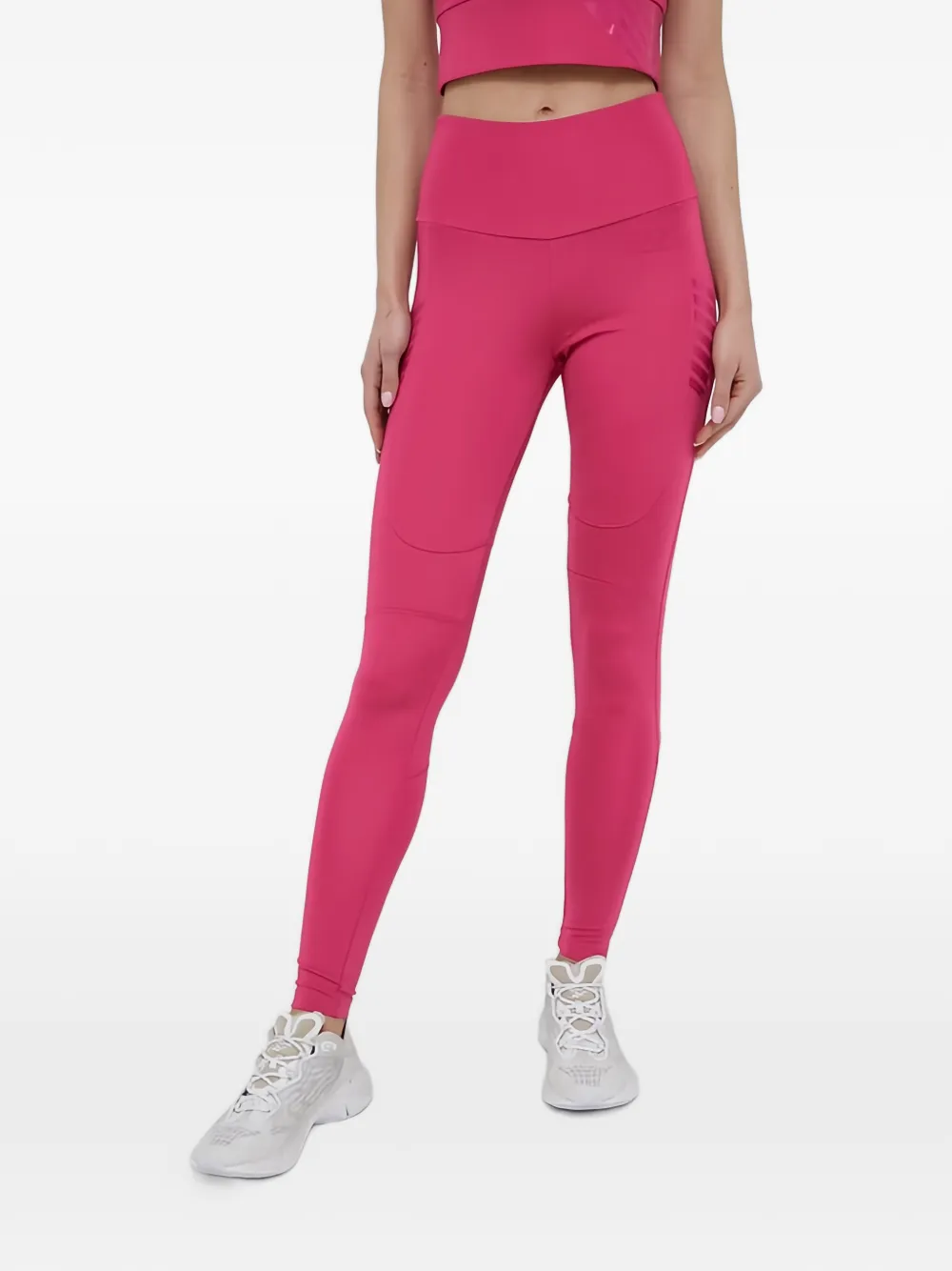 Ea7 Emporio Armani striped-detail leggings - Rosa
