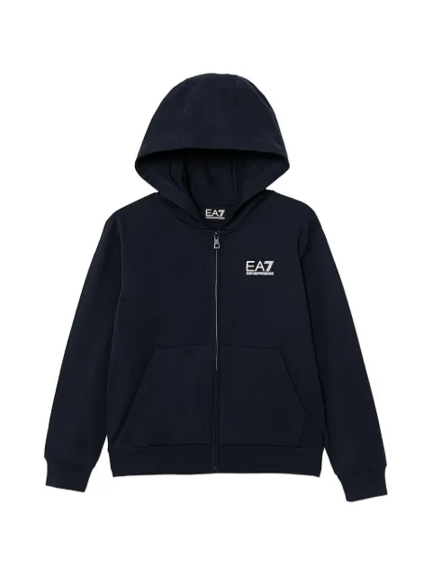 Ea7 Emporio Armani zip-up hoodie
