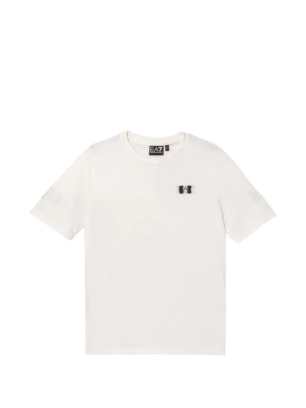 Ea7 Emporio Armani logo-print T-shirt - Toni neutri