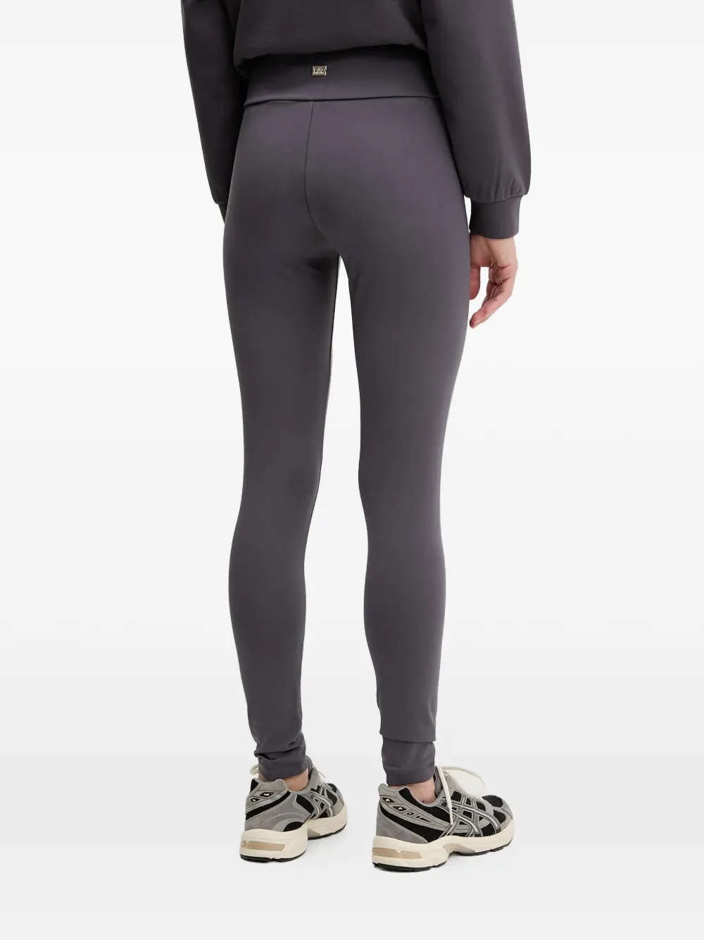 Ea7 Emporio Armani Legging met logoplakkaat Grijs