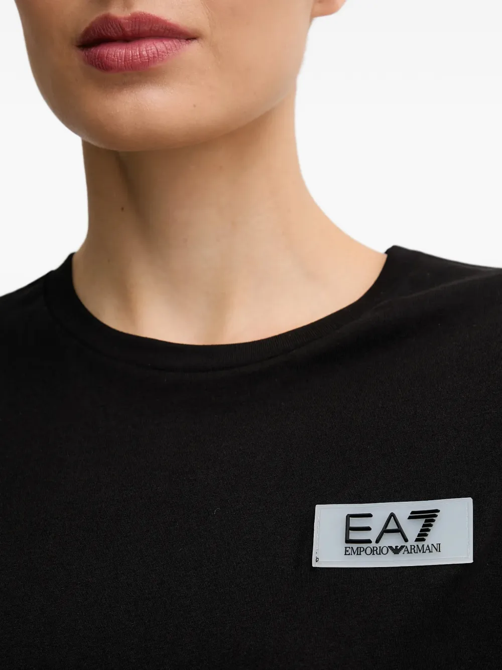 Ea7 Emporio Armani Jersey T-shirt Zwart