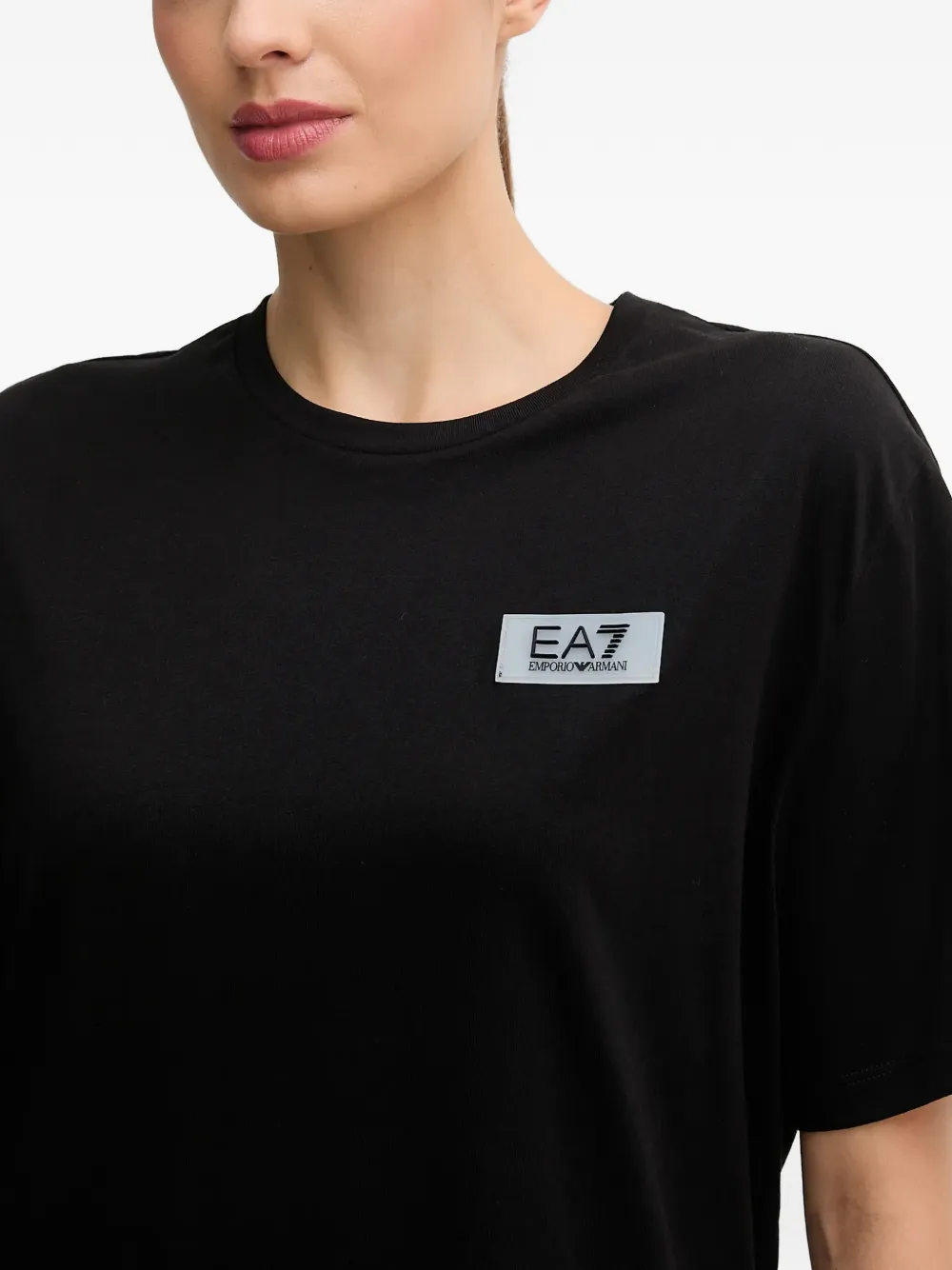 Ea7 Emporio Armani Jersey T-shirt Zwart