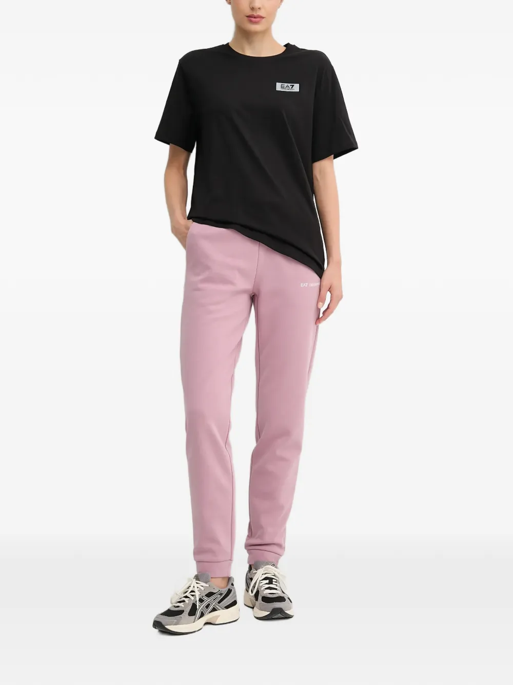 Ea7 Emporio Armani Jersey T-shirt Zwart