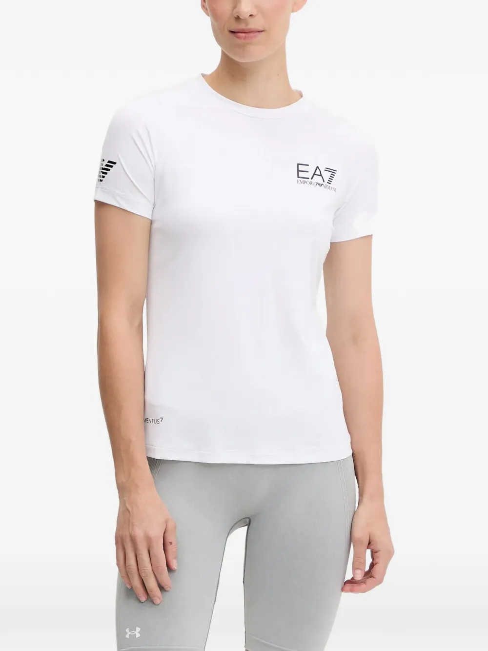 Ea7 Emporio Armani T-shirt con logo - Bianco