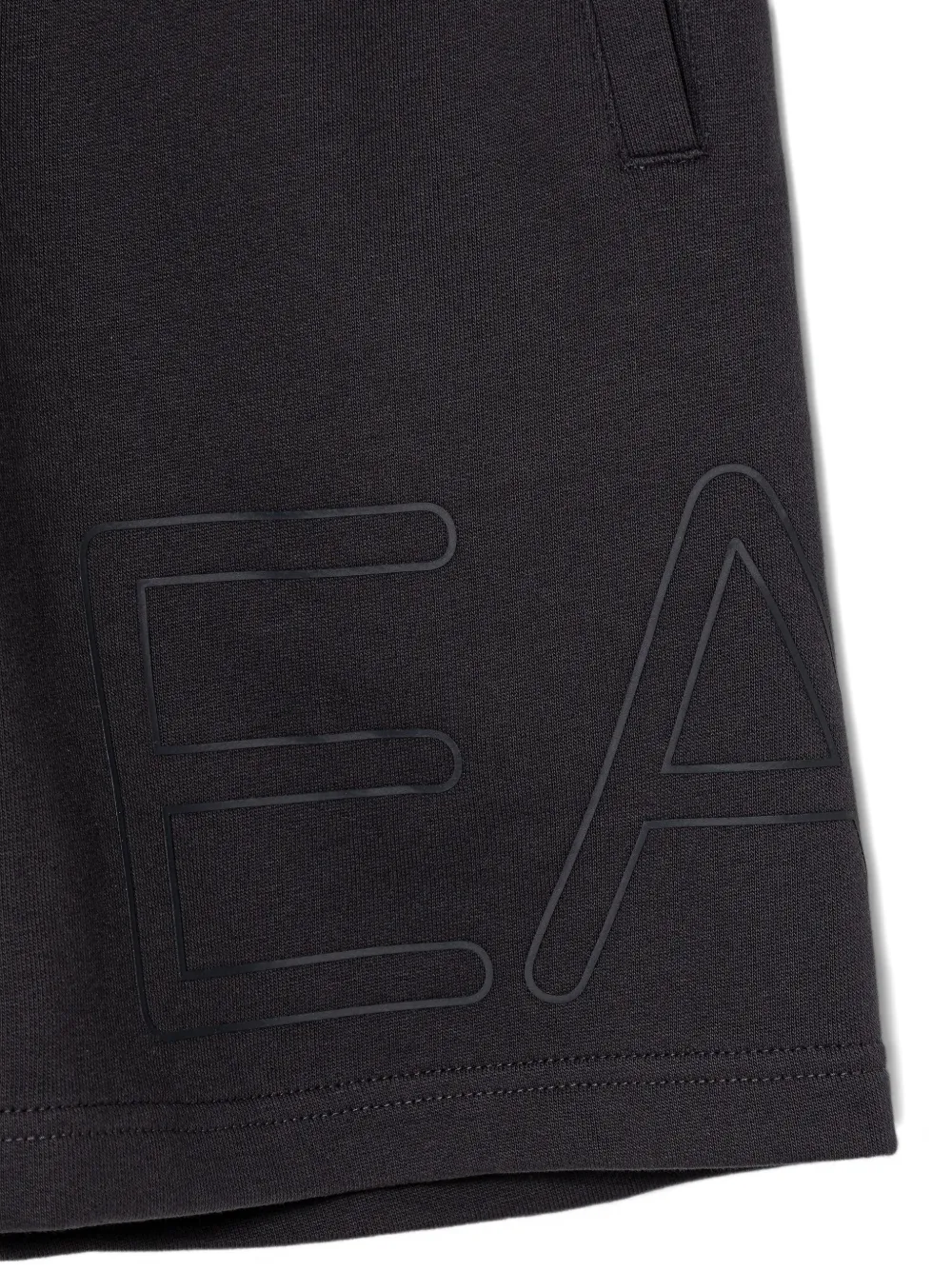 Ea7 Emporio Armani Shorts met logoprint Grijs