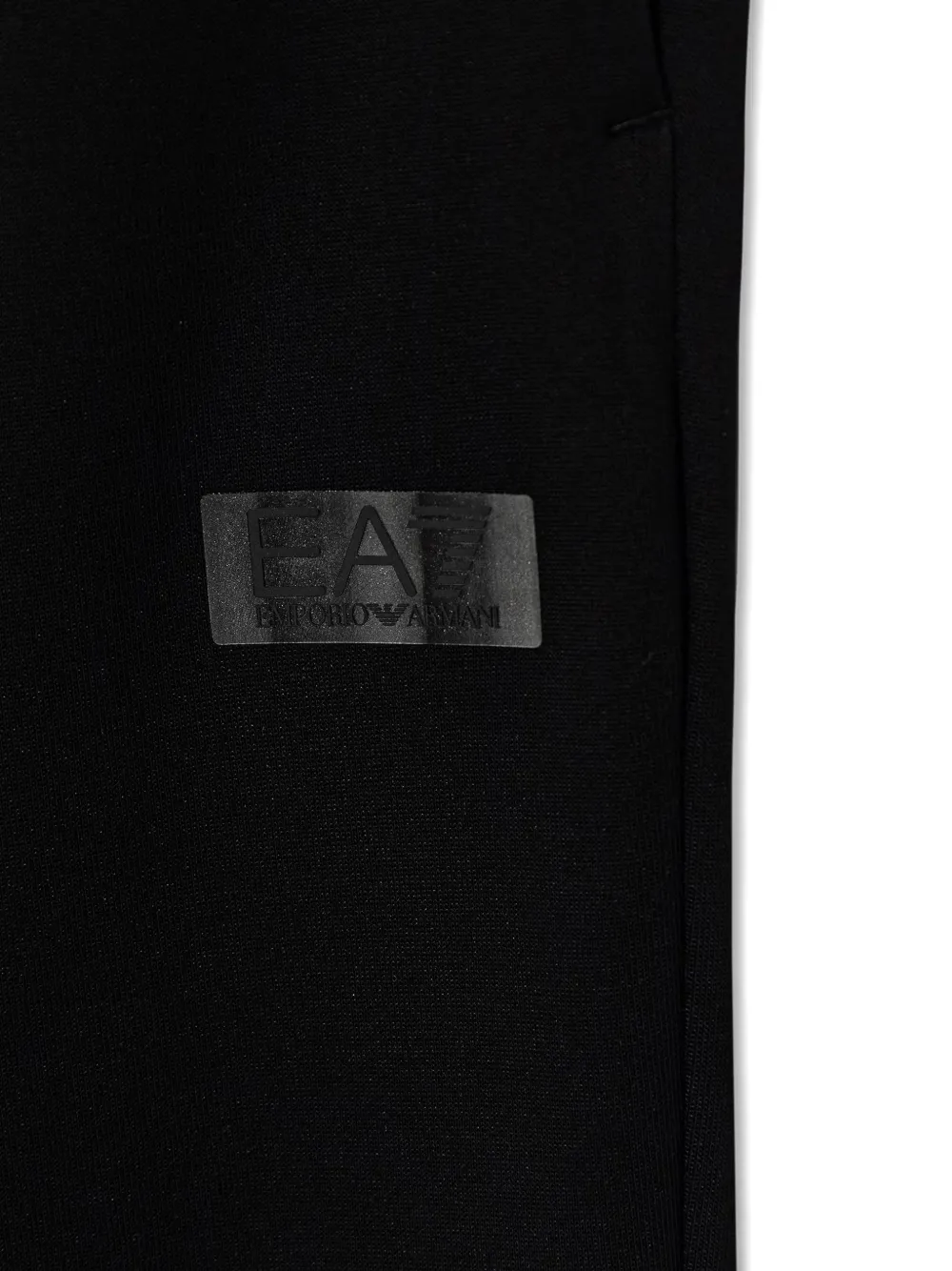 Ea7 Emporio Armani Trainingsbroek met streepdetail Zwart