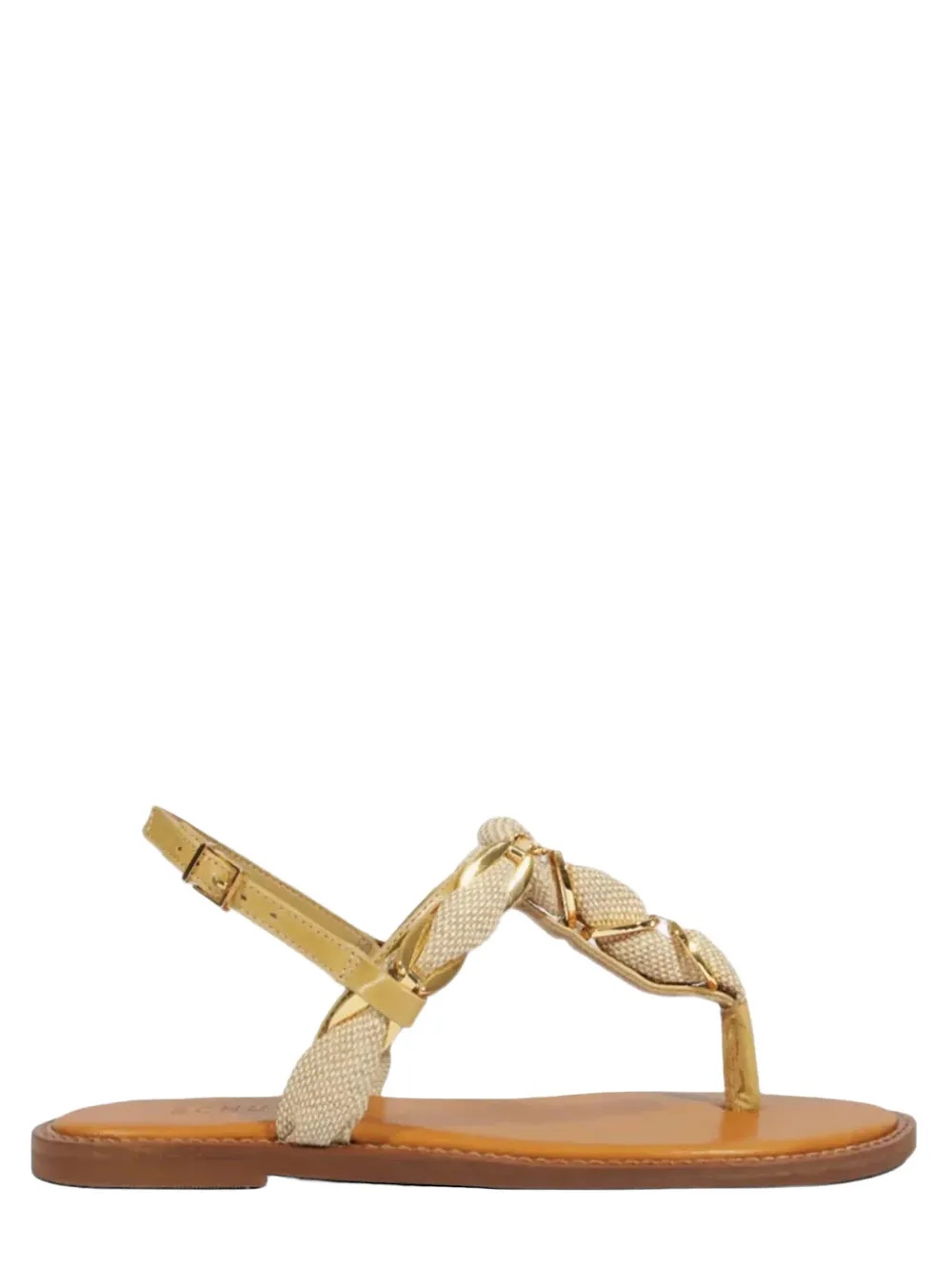 Schutz Camellia thong sandal Bruin