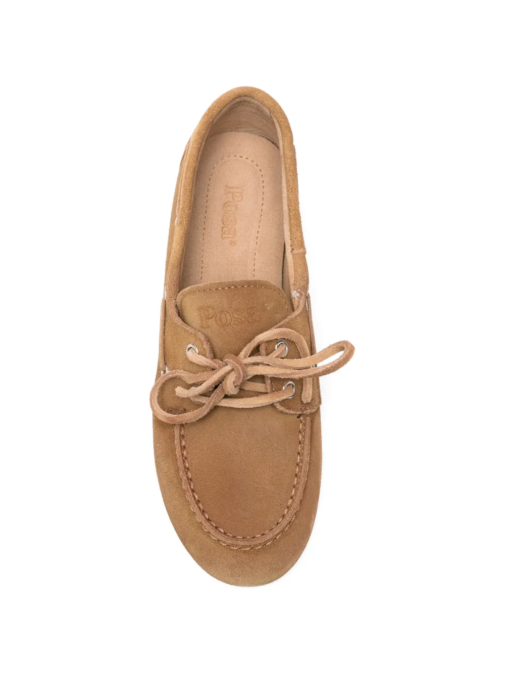 Posa Loafers met strikdetail Beige