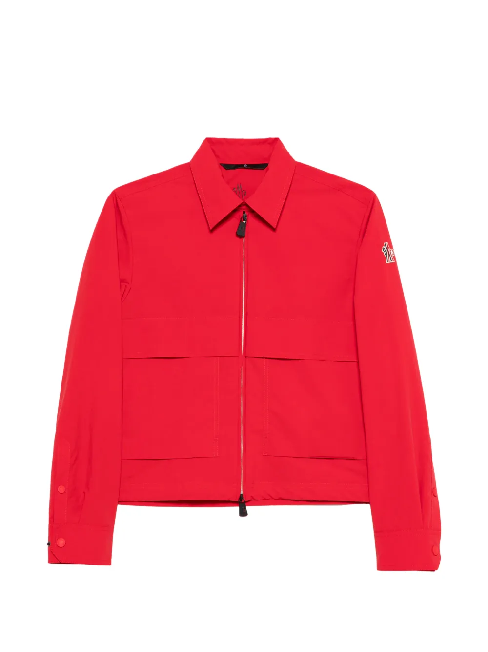 Moncler Grenoble Jack met opgestikte zak Rood