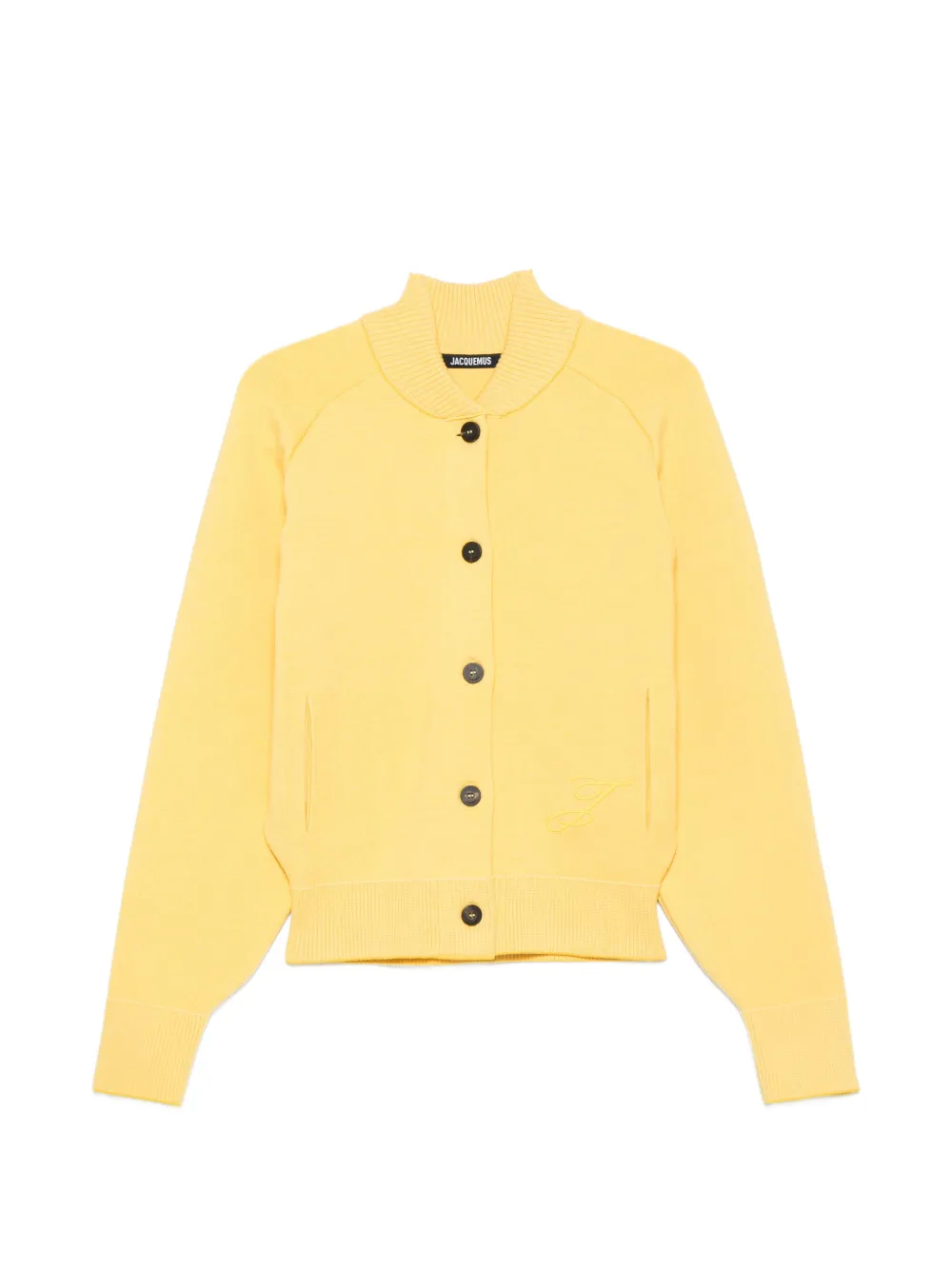 Jacquemus Maglione Levande con ricamo - Giallo