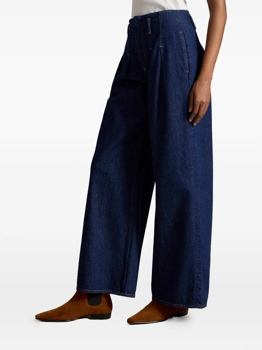 Polo Ralph Lauren Jeans met riemlussen Blauw