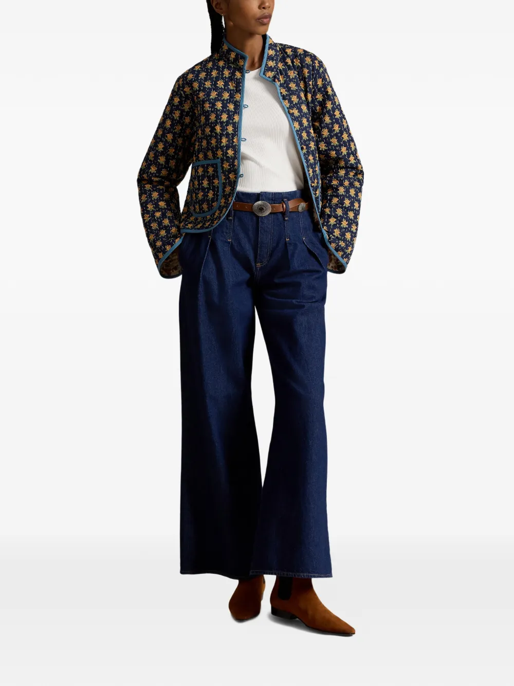 Polo Ralph Lauren Jeans met riemlussen Blauw