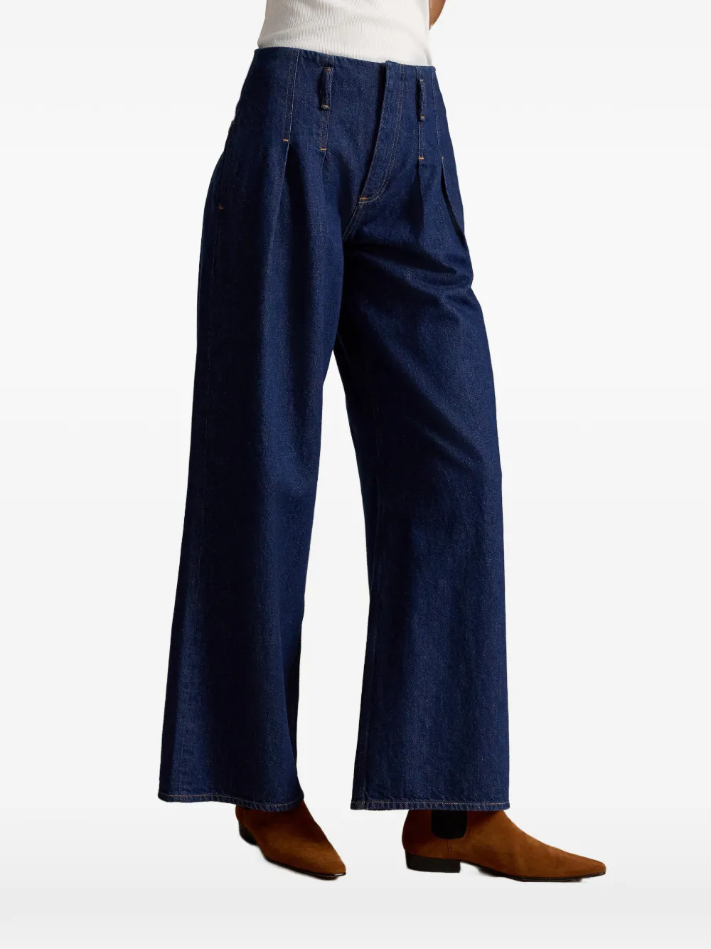 Polo Ralph Lauren Jeans met riemlussen Blauw