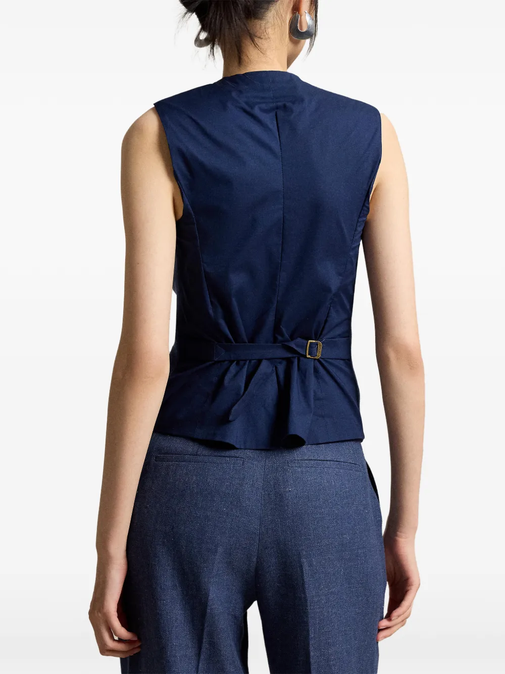 Polo Ralph Lauren Gilet met knopen Blauw