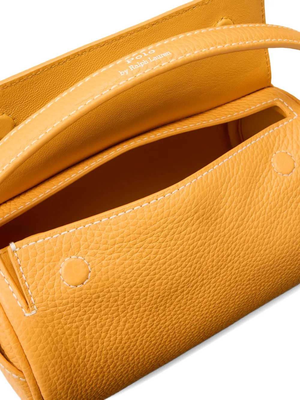 Polo Ralph Lauren Polo Play kleine duffeltas van bewerkt leer Geel
