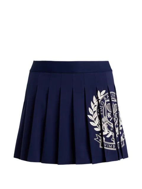 Polo Ralph Lauren — Wimbledon Logo Performance pleated mini skirt