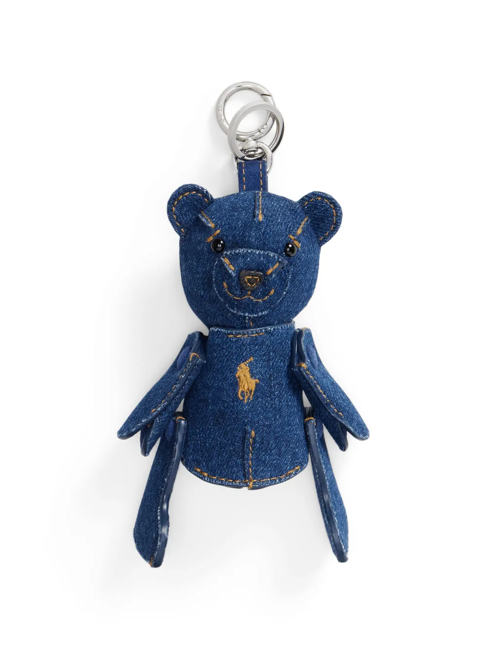 Polo Ralph Lauren Ciondolo per borsa Polo Bear denim - Blu