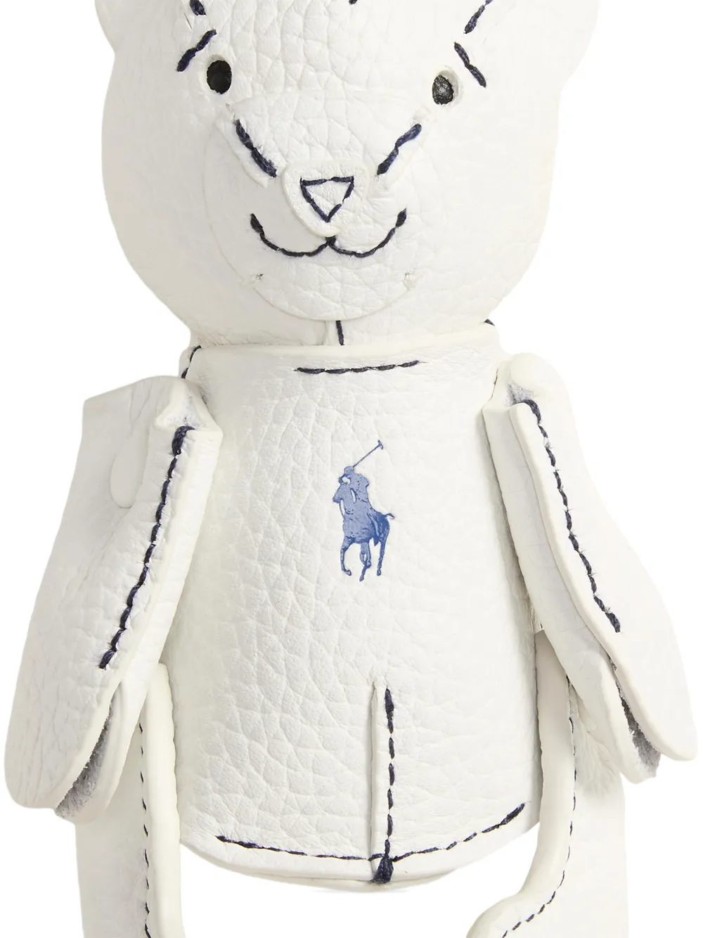 Polo Ralph Lauren Polo Bear leren tassenbedel Wit