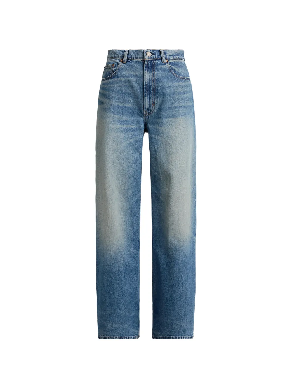 Polo Ralph Lauren Jeans a gamba ampia in cotone - Blu