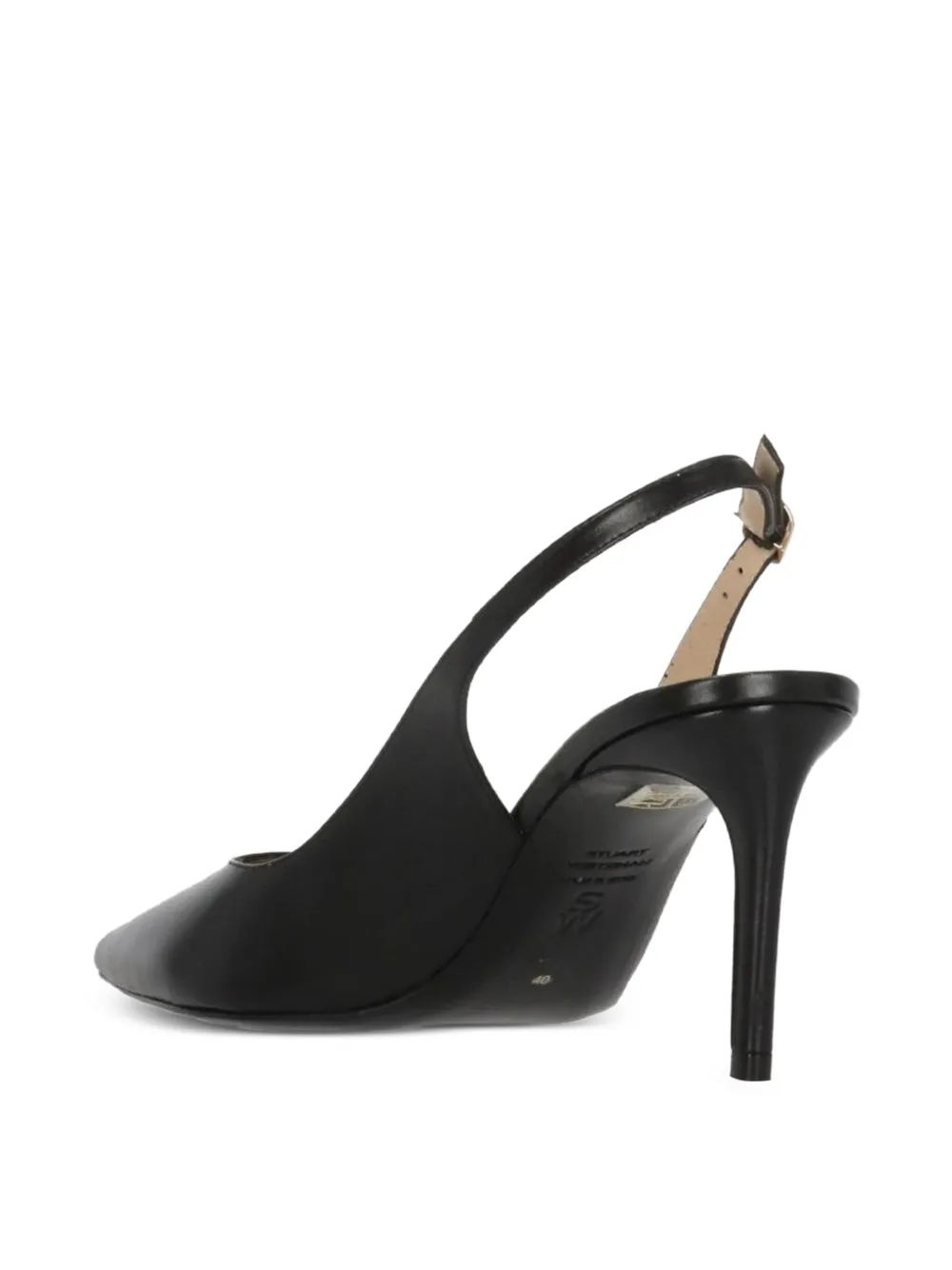  Stuart Weitzman Stuart 75 Buckle Strap Pumps - Black 