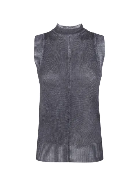 PierAntonioGaspari tie-neck sleeveless top