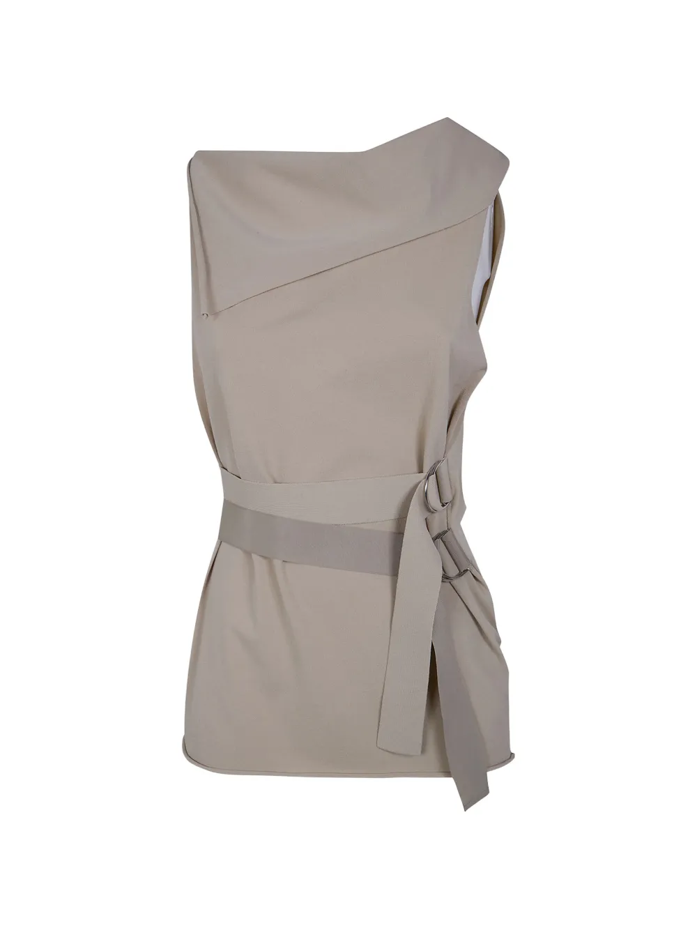 PierAntonioGaspari draped belted top - Toni neutri